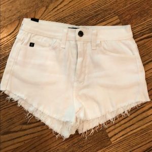 White Stretch Shorts